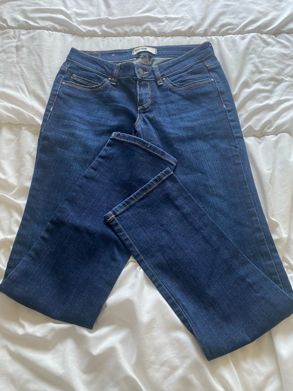 Garage Dark Blue Wide Leg Jeans